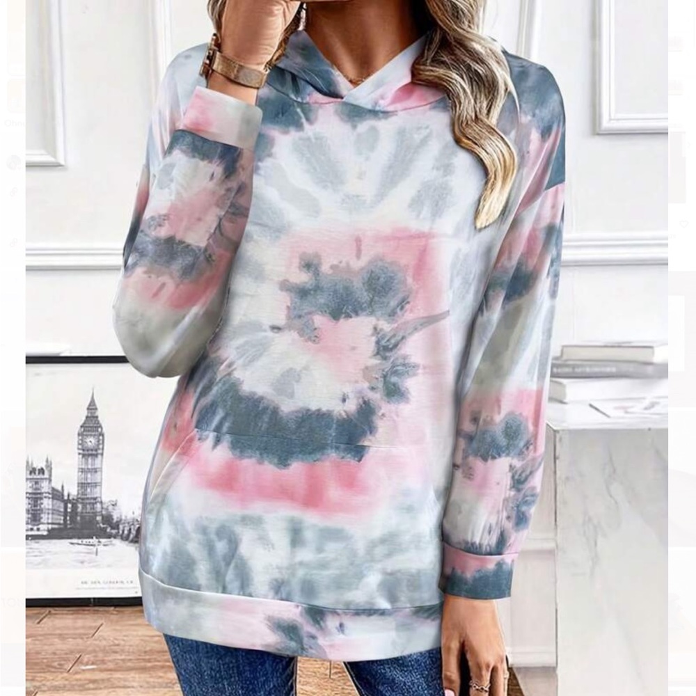 🔥LAST ONE🔥Lightweight Tie-Dye Pullover